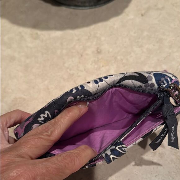 Vera Bradley Pink and Purple Clutch with Mandala Design - Picture 8 of 9